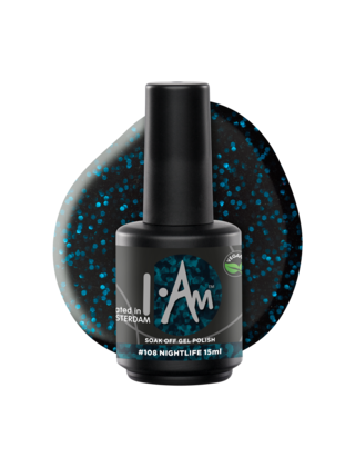 I.Am Soak Off Gel Polish #108 Nightlife (15ml)