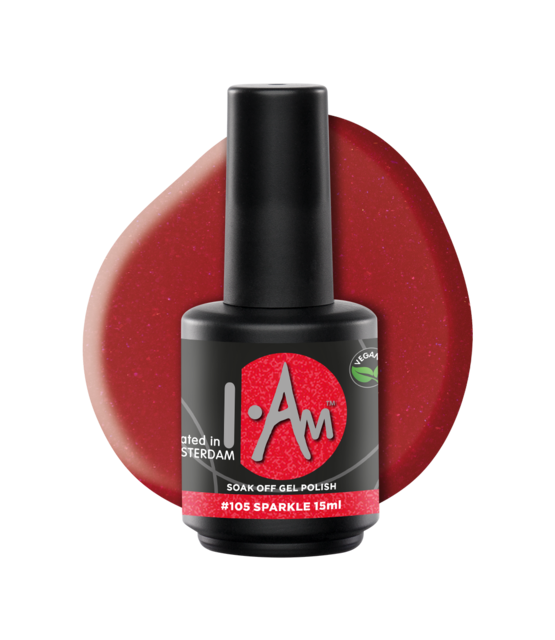 I.Am Soak Off Gel Polish #105 Sparkle (15ml)
