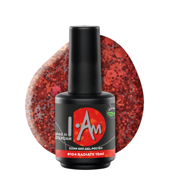 I.Am Soak Off Gel Polish #104 Radiate (15ml)