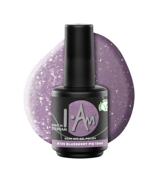 Soak Off Gel Polish #136 Blueberry Pie (15ml)