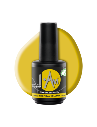 Soak Off Gel Polish #122 Tropical Yellow (15ml)