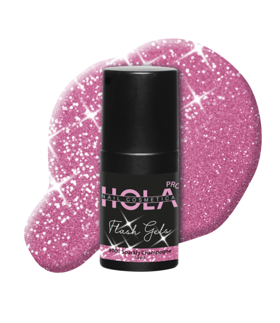 HNC Flash Gel #001 Sparkly Champagne HNC Flash Gel #001 Sparkly Champagne