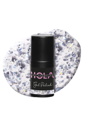 HNC GP Top Gel - Silver Glitz 10ml