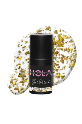 HNC GP Top Gel - Gold Glitz 10ml