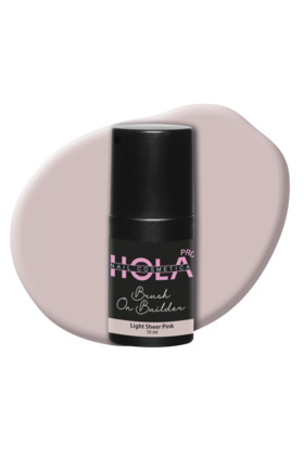 HNC Brush on Builder Light Sheer Pink (10ml)