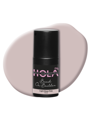 HNC Brush on Builder Light Sheer Pink (10ml)