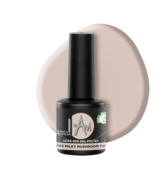 Soak Off Gel Polish #165 Milky Mushroom (7ml) Soak Off Gel Polish #165 Milky Mushroom (7ml)