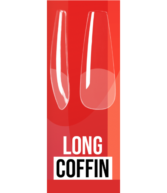 Soft Gel tips - Long Coffin Soft Gel tips - Long Coffin