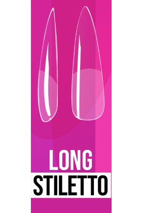 Soft Gel tips - Long Stiletto