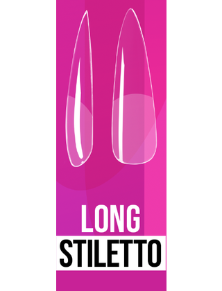 Soft Gel tips - Long Stiletto