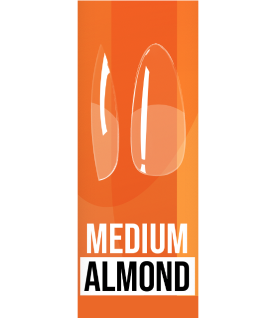 Soft Gel tips - Medium Almond Soft Gel tips - Medium Almond