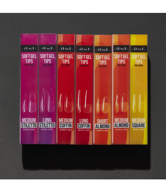 Soft Gel tips - Medium Coffin Soft Gel tips - Medium Coffin