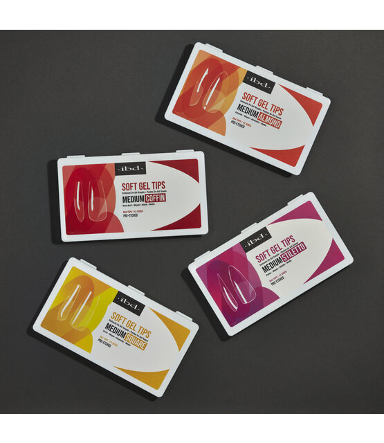 Soft Gel tips - Medium Coffin Soft Gel tips - Medium Coffin