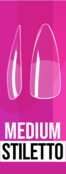 Soft Gel tips - Medium Stiletto Soft Gel tips - Medium Stiletto