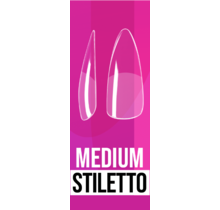 Soft Gel tips - Medium Stiletto