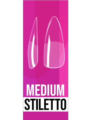 Soft Gel tips - Medium Stiletto