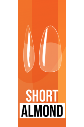 Soft Gel Tips - Short Almond