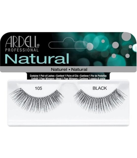 Natural Strip Lashes #105 Black