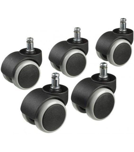 Bureaustoelwielen universeel (5x)