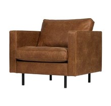 Home Lounge Chair Cognac (huur)