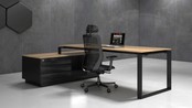 Directiebureau met ladeblok Directiebureau met ladeblok