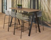 Bartafel V-poot 180x80cm