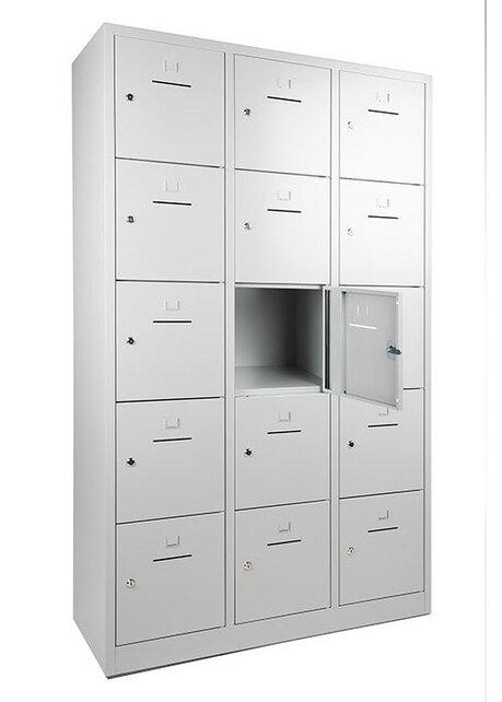 Lockerkast 15-deurs Lockerkast 15-deurs