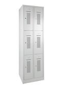 Lockerkast 6-deurs (2x3) Lockerkast 6-deurs (2x3)