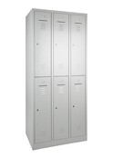 Lockerkast 6-deurs (3x2) Lockerkast 6-deurs (3x2)