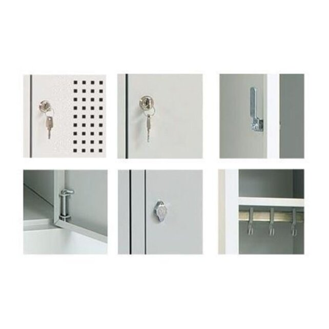 Lockerkast perfo 2-deurs