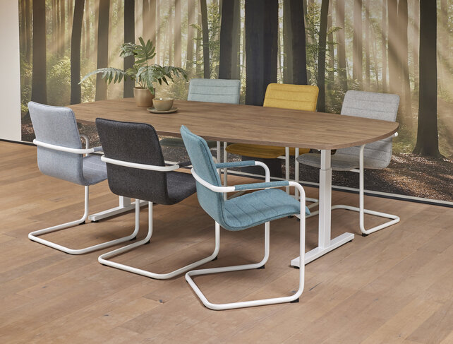 Easy vergadertafel Deens Ovaal Easy vergadertafel Deens Ovaal