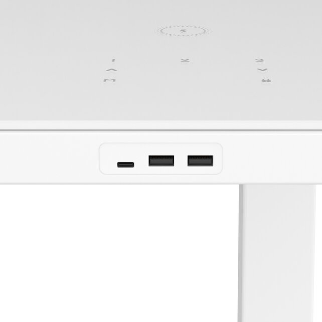 Elektrisch zit/sta bureau glas 114,5 x 58,8cm Elektrisch zit/sta bureau glas 114,5 x 58,8cm