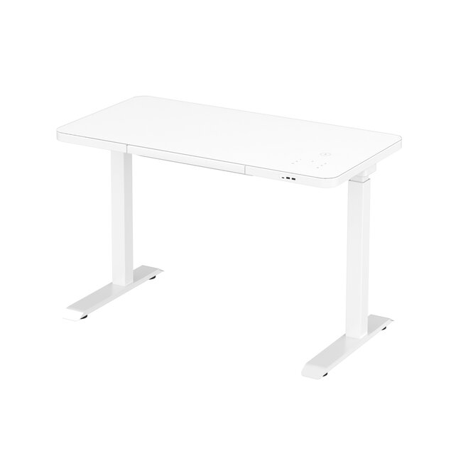 Elektrisch zit/sta bureau glas 114,5 x 58,8cm Elektrisch zit/sta bureau glas 114,5 x 58,8cm
