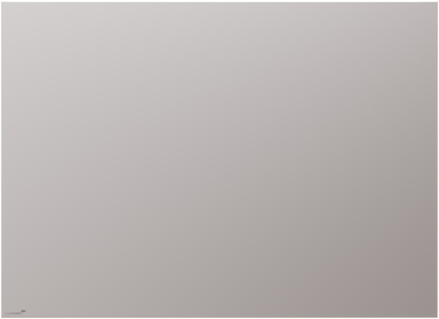 Mat glasbord Warm Grey (met rechte hoek)