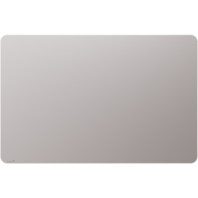 Mat glasbord Warm Grey (met ronde hoek)
