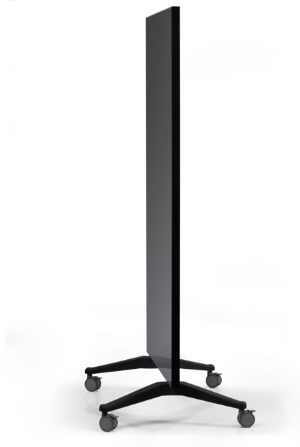 Mobiel glasbord 90x175cm