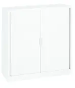 Roldeurkast wit 105x120x43cm