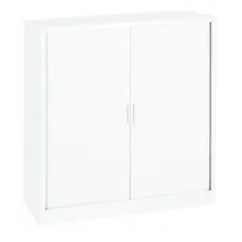 Roldeurkast wit 105x120x43cm