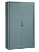 Roldeurkast hoog antraciet 198x120x43cm