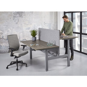 Elektrisch duo bureau KT Business 180x80cm