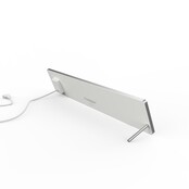 Infrarood verwarming op het bureau met timer 50W 230V, wit