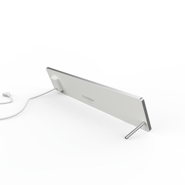 Infrarood verwarming op het bureau met timer 50W 230V, wit