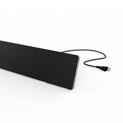 Infrarood verwarming op het bureau met timer 50W 230V zwart