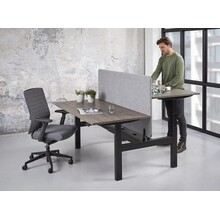 Akoestisch scherm wol tbv duo bench Grijs (huur)