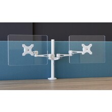 Dubbele monitorarm (huur)