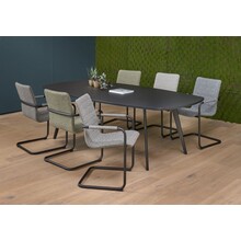 Solid Vergadertafel ovaal 240x120 cm