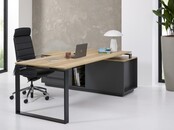 Directiebureau met ladeblok Directiebureau met ladeblok