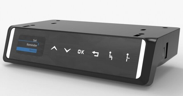 Elektrisch hoekbureau zit/sta 180x80 + 120x60cm