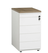 Ladeblok met 4 lades (incl. pennenlade) Ladeblok met 4 lades (incl. pennenlade)