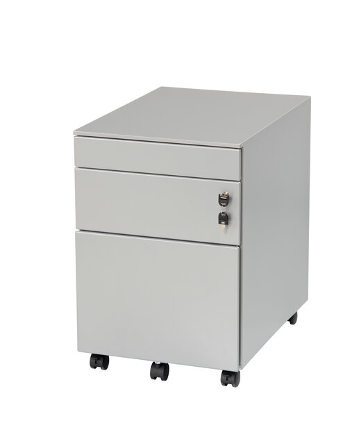 Verrijdbaar ladeblok 2-laden en pennenlade Verrijdbaar ladeblok 2-laden en pennenlade